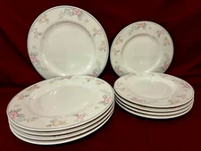 Pfaltzgraff Wyndham 10 Piece Set Of 5 Each Dinner 10 1/2" & Salad 8" Plates USA
