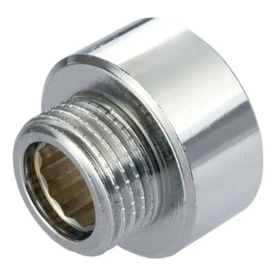 INVENA Round Pipe Thread Reduction Fittings Chrome 1/2x3/8 3/4x1/2