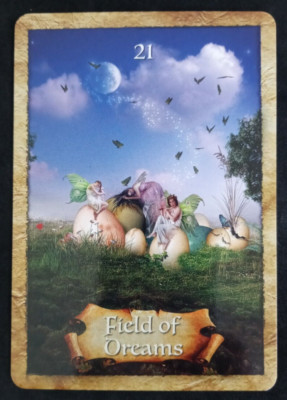 The Enchanted Map Oracle Card #21 Field Of Dreams Card