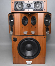 Jamo Speakers-subwoofer E 8sub.5,e 8sur.2 Rear Speaker, E 5cen.5, Read Descrip