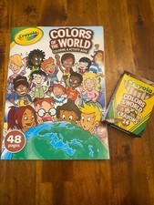 Crayola Colors of the World coloring and activity book with 24-crayon pack