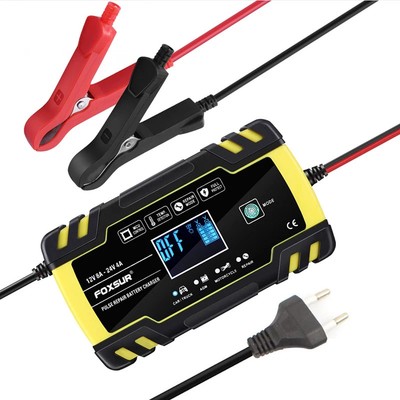 8A Smart Battery Charger Automatic Start Fast Charger Use For Car Motorcycle