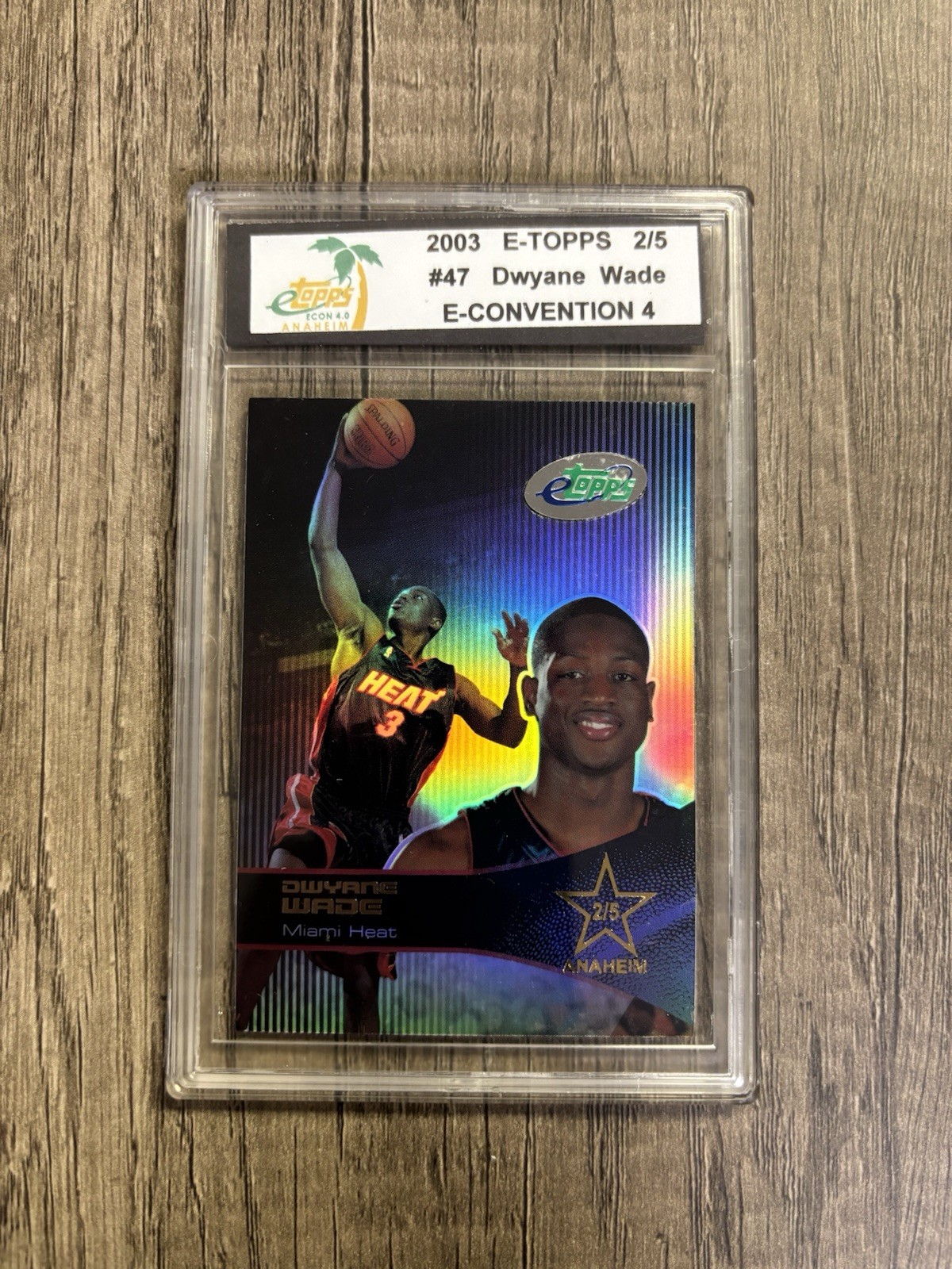 2/5 Dwyane Wade eTopps 2003-04 Anaheim Convention Rookie RC No. 47