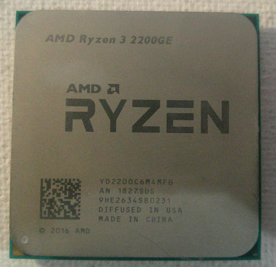AMD Ryzen 3 2200GE Socket AM4 4 Cores CPU Processor