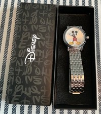 NIB Disney Mickey Mouse women's silver vintage alloy watch