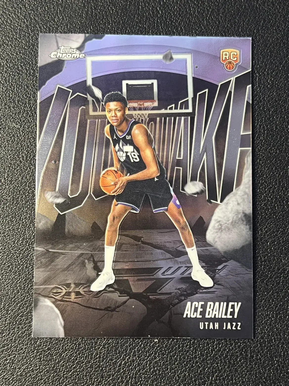 2025 Topps Topps Chrome Youthquake #YQ-5 Ace Bailey RC Utah Jazz -AS98