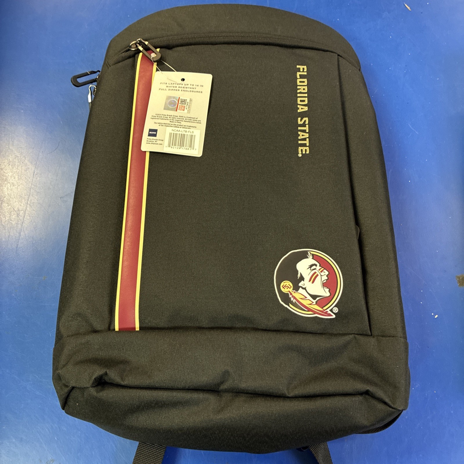 New FLORIDA STATE FSU SOAR Collegiate 14 Inch Laptop Backpac