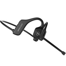Open Ear Headphones with Mic, 32g Bluetooth Headset with Microphone, Dual Con...