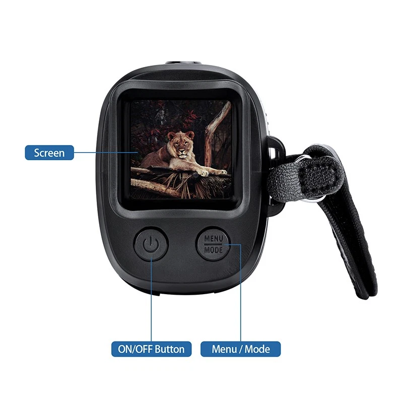 FHD Digital Nachtsicht Monoculars Infrarot Night Vision Videokamera mit aufnahme - Bild 4 von 4