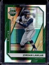 2021 Panini Elite Extra Edition Jordan Lawlar Status Green RC #/499 Diamondbacks