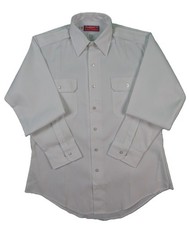 NEW MENS ARMY SERVICE LONG SLEEVE UNIFORM ASU Dress Bright White Shirt SIZES