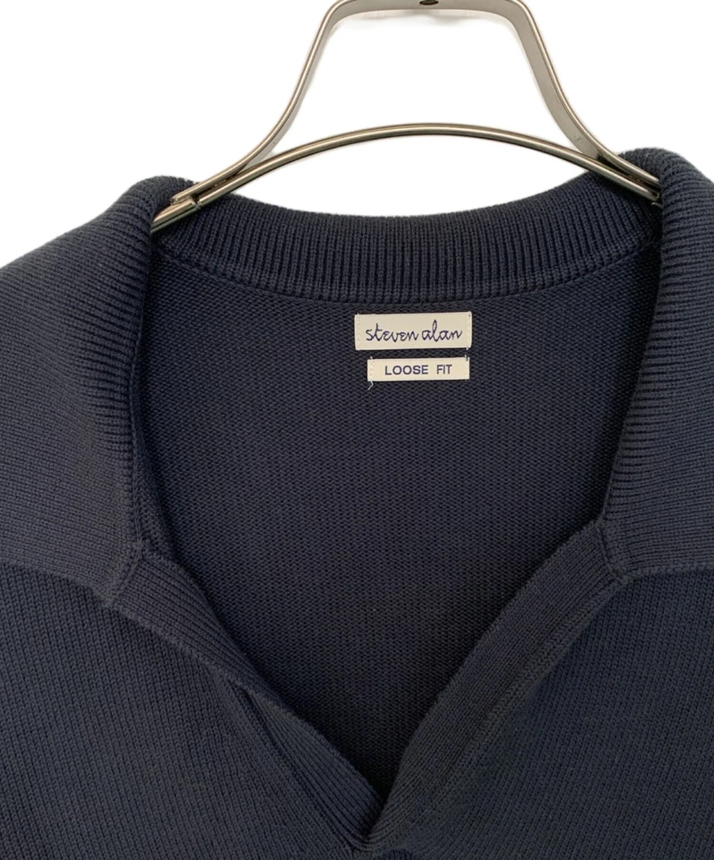 STEVEN ALAN STEVEN ALAN knitwear Size: XL Navy Men 8113-136-0329 - Image 4 of 4