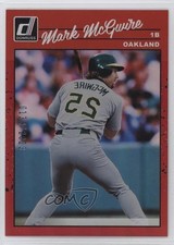 2023 Donruss Retro 1990 Variation Holo Red Mark McGwire (Reversed Image) 10w8