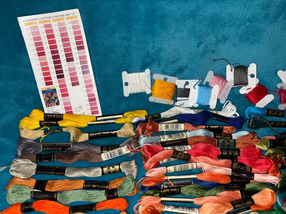 100 plus DMC stranded cotton bundle Cross Stitch embroidery floss - Image 4 of 4