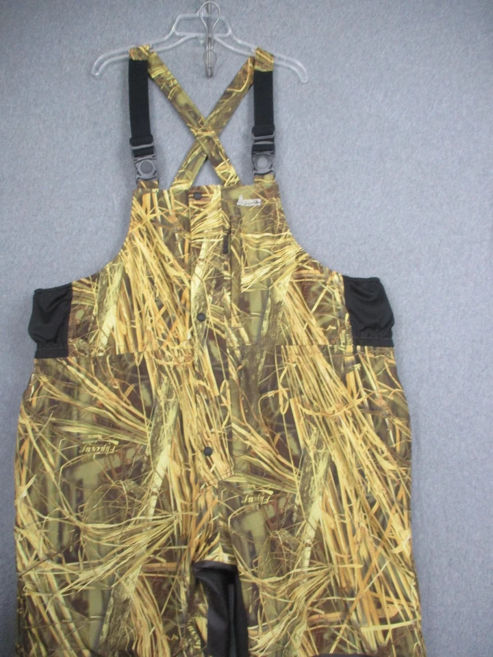 Mount'n Prairie Hunting Jacket Bibs Set Mens 3XL Camo Insulated Duck Flyway 89W - Image 3 of 4