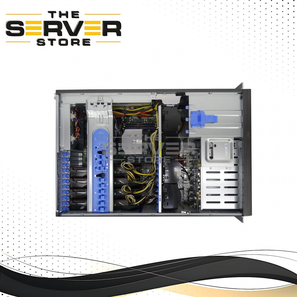 4U BYO 4x NVIDIA GPU Rackmount Workstation 2x 2.4GHz 10C Custom Server ...