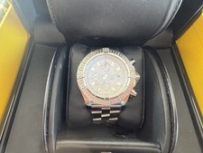 Breitling Super Avenger A13370 Stainless Steel 48mm White Dial Watch 14