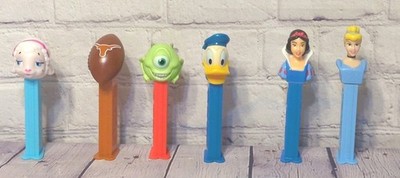 Lot of 7 Vintage PEZ Candy Toy Dispensers Working Collectible Figures