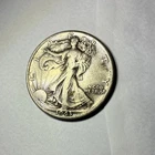 1943-D Walking Liberty Half Dollar Denver 50C Silver Circulated Business Strike