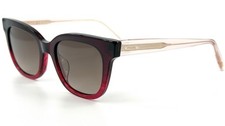Fossil FOS2119S Womens Plastic Sunglass 0JMJHA Raspberry 51-19 Brown Grad w Case