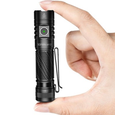 Pocket Flashlight Rechargeable LED Light - Sofirn SR12 Small Flashlights Powe...