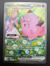 Lillie’s Clefairy ex 184/159 Pokémon TCG Holo Raro Viaggio SIR Insieme Nuovo di zecca Fresco