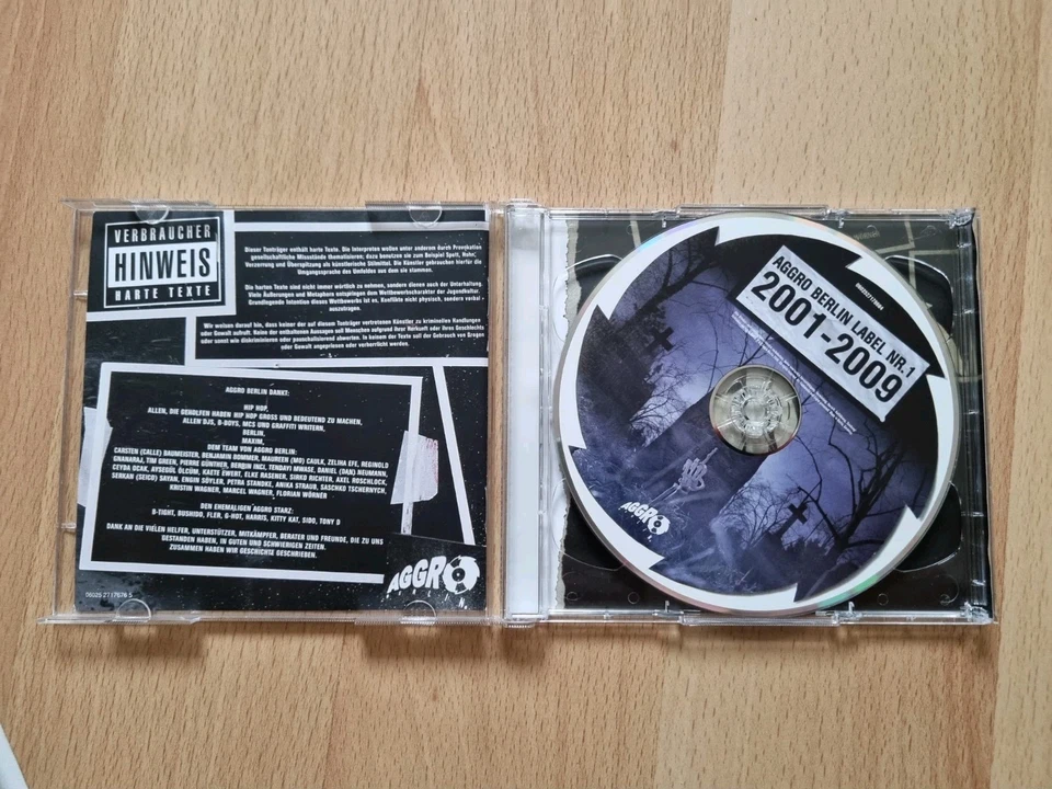 Aggro Berlin Label Nr. 1  2001-2009 2CD Sampler Deutschrap Rap Hip Hop  Berlin  - Bild 4 von 4