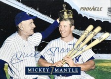MICKEY MANTLE RARE 1992 #14 PINNACLE TRADING CARD 