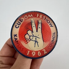 1962 Cub Scouts Freedom Festival Kansas City Lenticular Vari-Vue Neckerchief