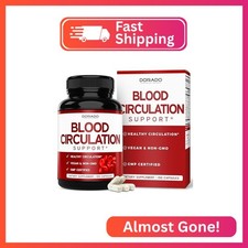 Blood Circulation Supplements with Diosmin  More 150 Capsules Blood Flow Supp