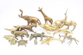 Brass Animals Vintage Ornaments Of Various Size & Styles Joblot 4kg