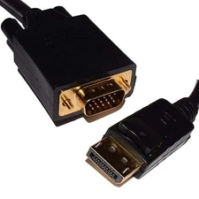 DisplayPort Adapter 6ft Black for PC Laptop Monitor Connection Cord