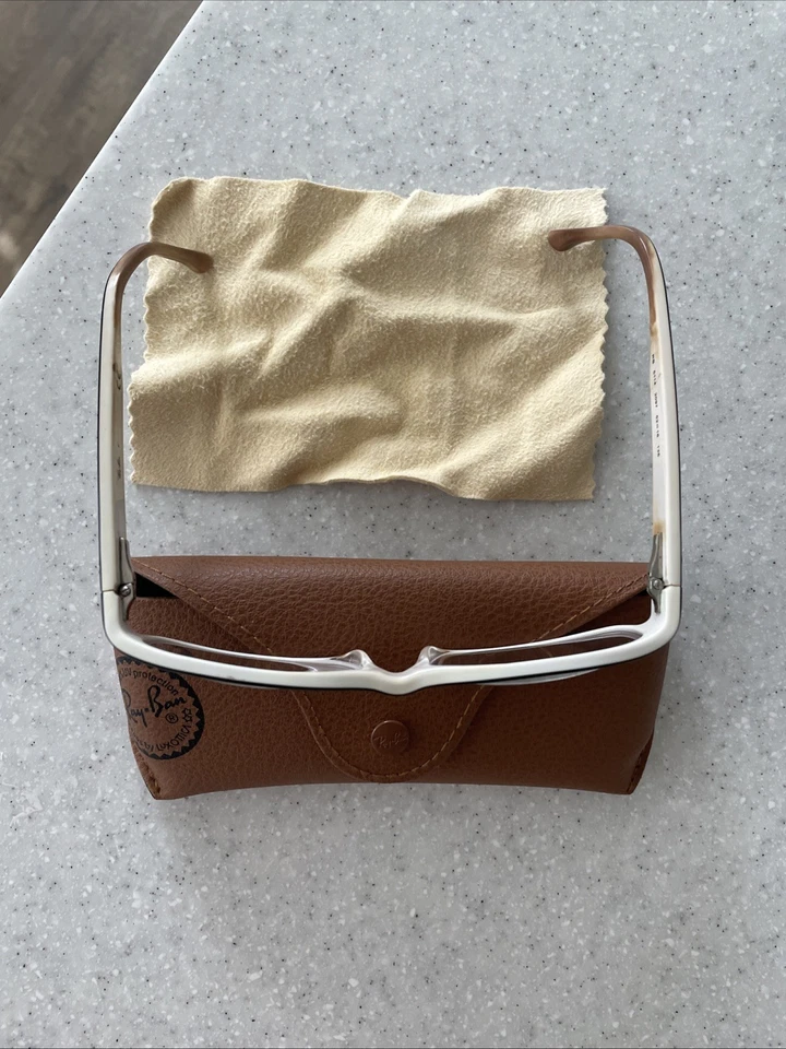 Ray-Ban RB 5114 Negro/Marrón/Claro Anteojos Mujer, ¡Anteojos con Estuche! Vintage Foto 2 de 4