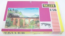 Faller B-546 HO Scale Brick Trestle Bridge Model Building Kit