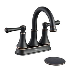 Oil Rubbed Bronze 2 Handle Centerset Bathroom Sink Oil Rubbed Bronze-067Y
