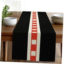 Speedway Road Racing Track Race Table Runners Linen Table Runner 72 Inchs Long 