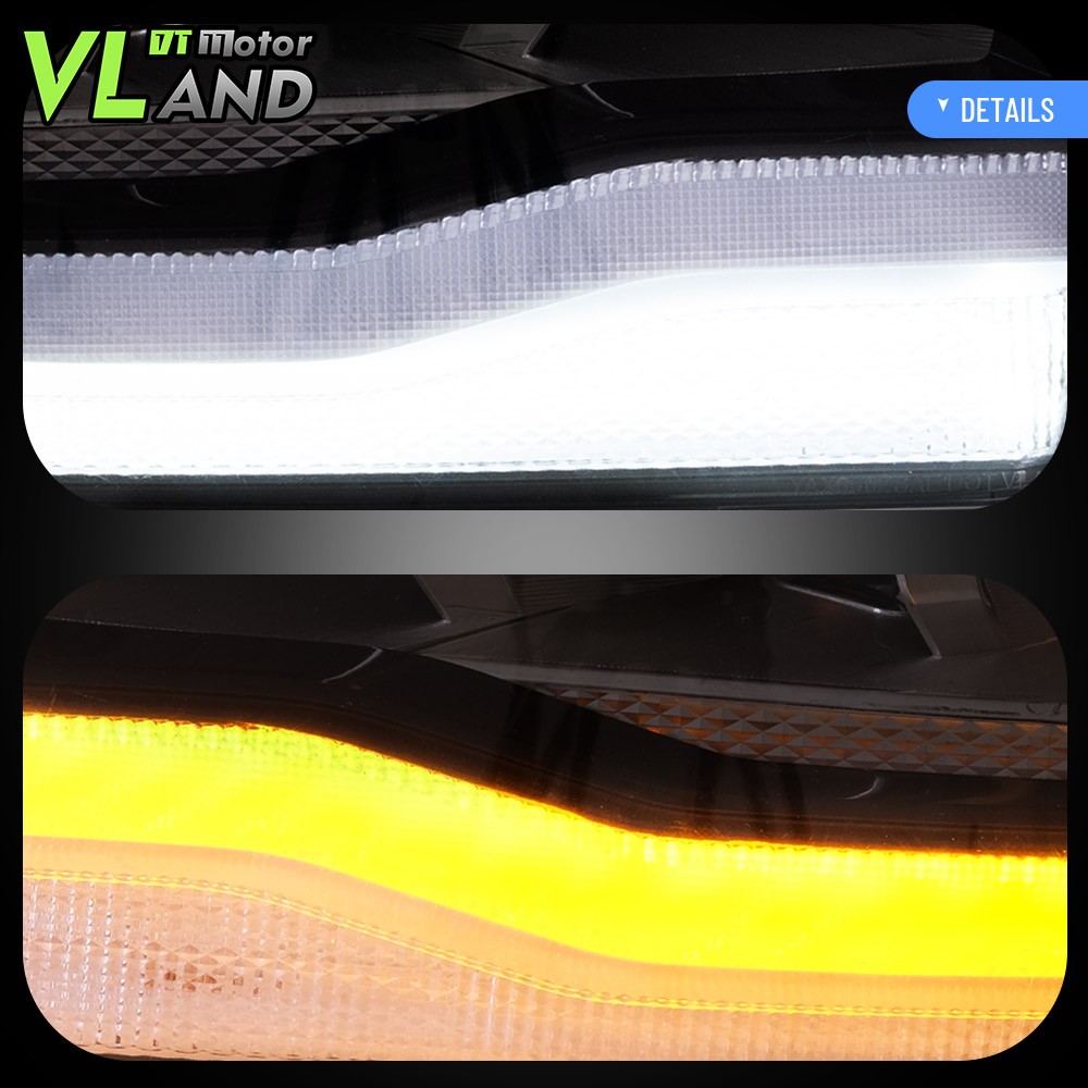 FULL LED Headlight For 2009-2018 Dodge Ram 1500 2500 3500 Pickup Truck Animation