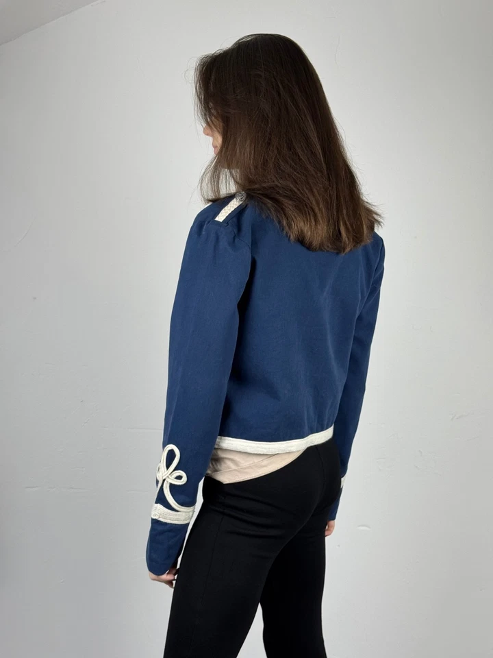 Chaqueta Banda Stella McCartney Militar Azul Marino Húsar Talla Real ~ XS (14 años) Foto 4 de 4