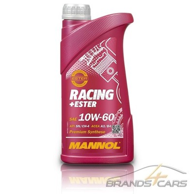 MANNOL 1 L LITER RACING+ESTER 10W-60 MOTOR-ÖL MOTOREN-ÖL 50048234