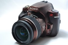 Sony Alpha 330 Zoom Lens Kit Brown 10.2MP Compact Camera Excellent Condition