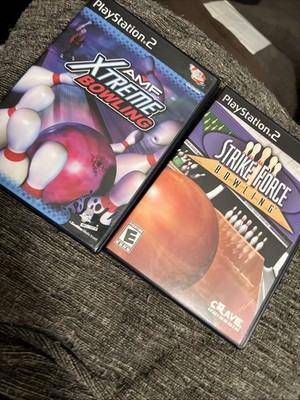 PlayStation 2 BOWLING lot Bundle AMF XTREME STRIKE FORCE CIB