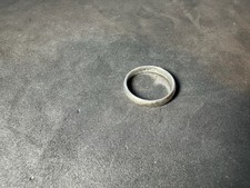 1.58g Vintage Sterling Silver 925 Band Ring Simple Stackable M Size 4.5