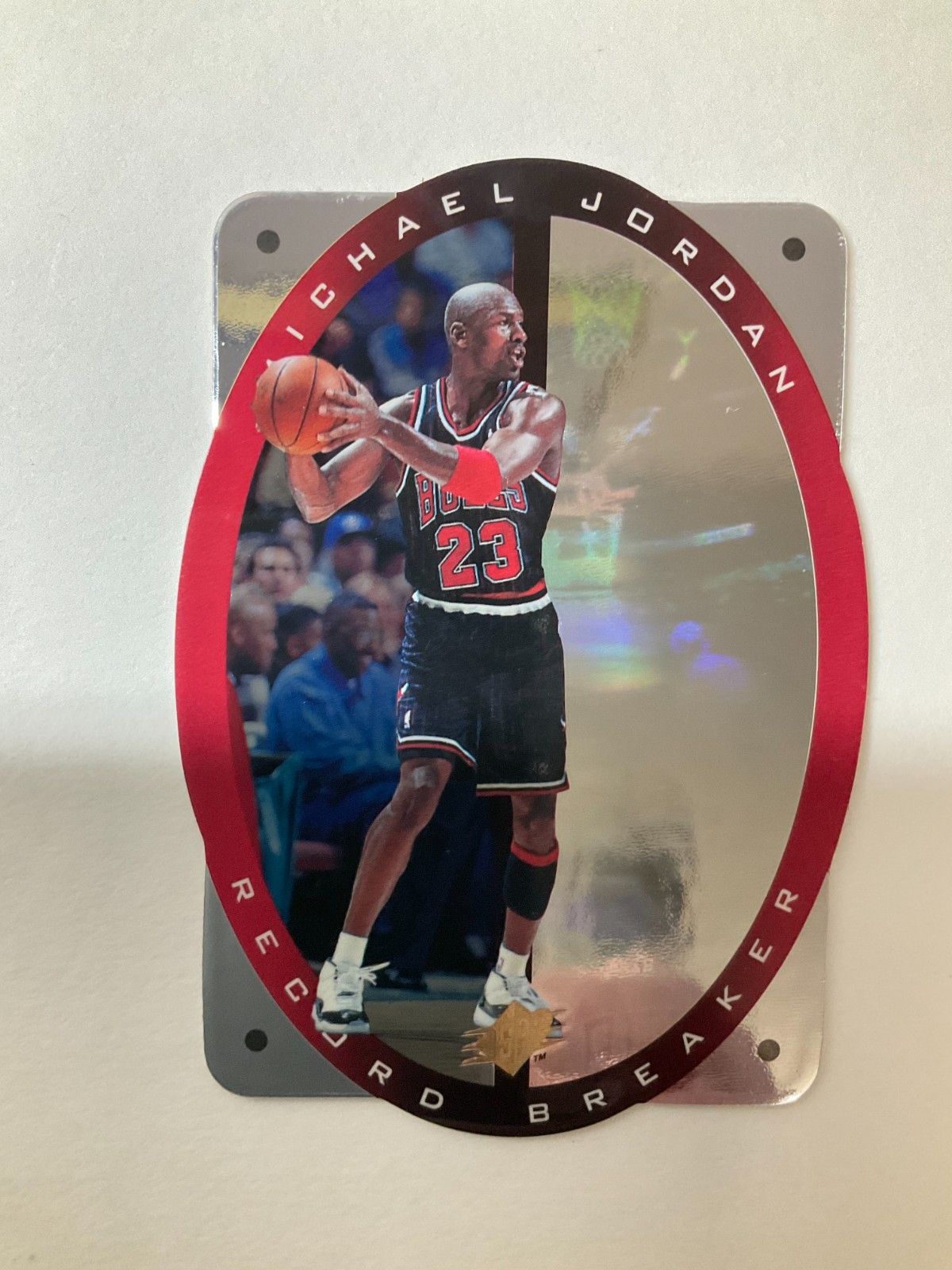 1996 Upper Deck SPx Record Breaker Die-Cut Hologram #R1 Michael Jordan HOF