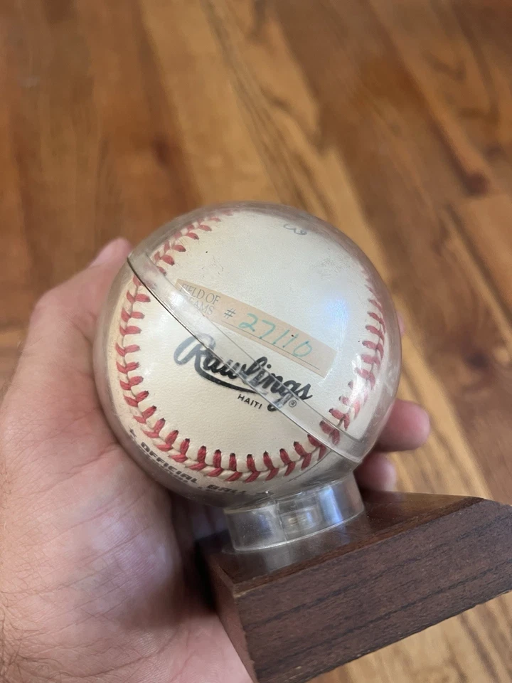 Edwin Duke Snider autographed signed auto N.L. baseball Brooklyn dodgers - Image 4 of 4