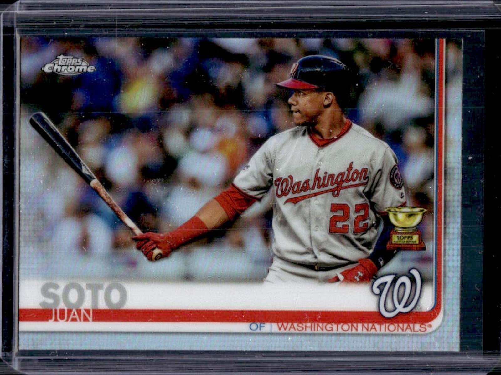 2019 Topps Chrome Juan Soto Refractor #155 Nationals