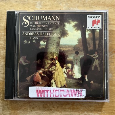 Andreas Haefliger Schumann CD Davidsbundlertanze/Waldszenen/Fantasiestucke cc