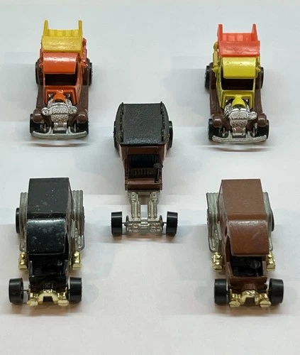 Vintage 1970’s & 1980’s Hot Wheels Hot Rod Truck Lot Of 5 Hong Kong Loose