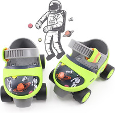 Kids Roller Skates for Boys  Girls Adjustable Quad Skates for Age 3-5 Size C6 t