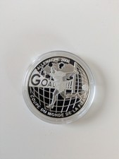 25 Grams Congo Congo 10 Francs 2004 FIFA World Cup 2006 Football Silver Proof