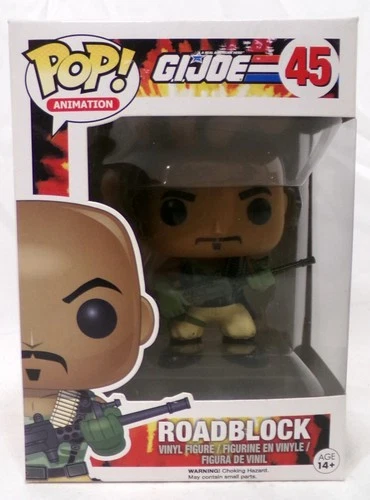 Funko Pop! Animation GI Joe 45 Roadblock Vinyl Figure New